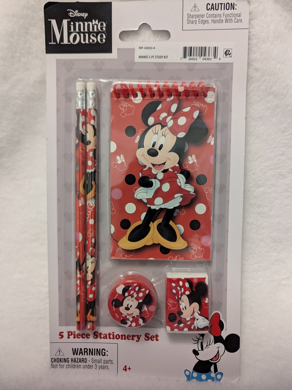 Minnie Mouse 5-Piece Stationery Set